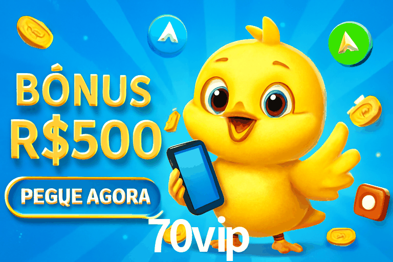 APP oficial da 70vip para mobile